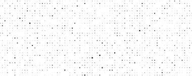 Kareli soyut geometrik arkaplan. Beyaz üzerine gri pikseller ve boş alan. Dijital iş arkaplanı. Vektör illüstrasyonu