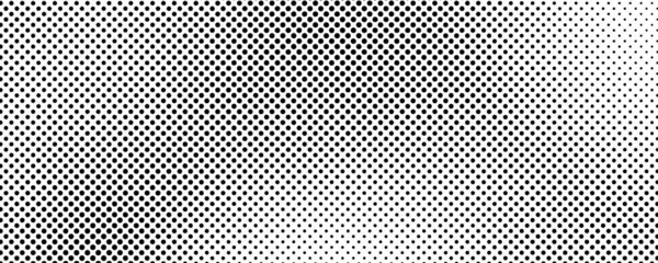 Noktalı arka plan. Çizgi roman tarzında siyah ve beyaz pop sanatları. Tek renkli nokta dokusu. Vektör illüstrasyonu