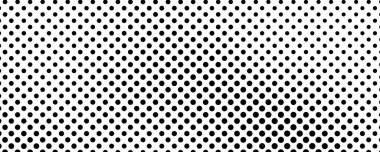 Noktalı arka plan. Çizgi roman tarzında siyah ve beyaz pop sanatları. Tek renkli nokta dokusu. Vektör illüstrasyonu