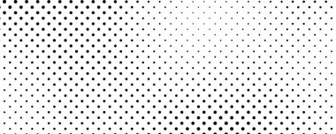 Noktalı arka plan. Çizgi roman tarzında siyah ve beyaz pop sanatları. Tek renkli nokta dokusu. Vektör illüstrasyonu