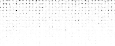 Dairesel soyut geometrik arkaplan. Beyaz üzerine gri pikseller ve boş alan. Dijital iş arkaplanı. Vektör illüstrasyonu