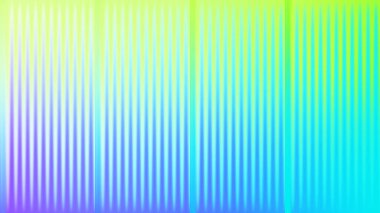 Yeşil ve mavi pirzola kaplı cam kaplama. Bükülmüş cam yüzeydeki değişken yansımalar. Ilık, parlak bir yüzeye sahip ışıl ışıl bir ışık. Vektör İllüstrasyonu