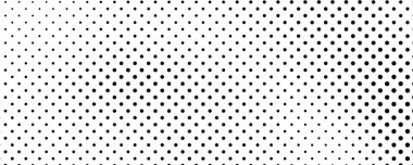 Noktalı arka plan. Çizgi roman tarzında siyah ve beyaz pop sanatları. Tek renkli nokta dokusu. Vektör illüstrasyonu