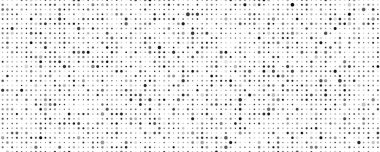 Dairesel soyut geometrik arkaplan. Beyaz üzerine gri pikseller ve boş alan. Dijital iş arkaplanı. Vektör illüstrasyonu