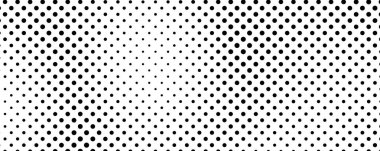 Noktalı arka plan. Çizgi roman tarzında siyah ve beyaz pop sanatları. Tek renkli nokta dokusu. Vektör illüstrasyonu