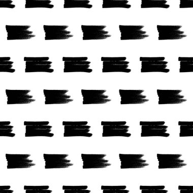 Koyu elle çizilmiş kusursuz desen beyaz arka planda karalama lekesi. Soyut grunge dokusu. Vektör illüstrasyonu