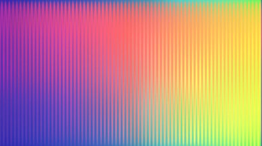 Renkli, buzlu, kaburgalı cam desenli arka plan. Bükülmüş cam yüzeydeki değişken yansımalar. Ilık, parlak bir yüzeye sahip ışıl ışıl bir ışık. Vektör İllüstrasyonu