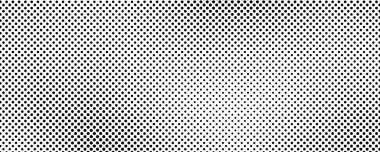 Noktalı arka plan. Çizgi roman tarzında siyah ve beyaz pop sanatları. Tek renkli nokta dokusu. Vektör illüstrasyonu