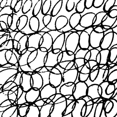 Tek renkli el yapımı çapraz kapak dokusu. Homurdanma ve taslak arka plan çizimleri, karalamalar, karalamalar ve çizim tarzı şekiller. Vektör illüstrasyonu