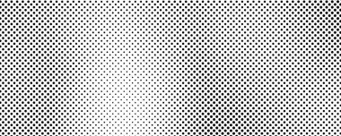Noktalı arka plan. Çizgi roman tarzında siyah ve beyaz pop sanatları. Tek renkli nokta dokusu. Vektör illüstrasyonu