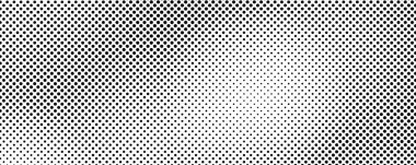 Noktalı arka plan. Çizgi roman tarzında siyah ve beyaz pop sanatları. Tek renkli nokta dokusu. Vektör illüstrasyonu