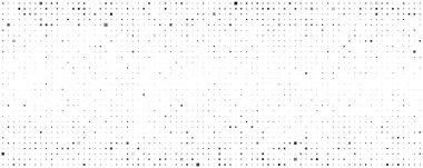 Kareli soyut geometrik arkaplan. Beyaz üzerine gri pikseller ve boş alan. Dijital iş arkaplanı. Vektör illüstrasyonu