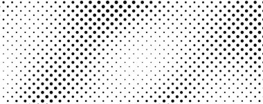 Noktalı arka plan. Çizgi roman tarzında siyah ve beyaz pop sanatları. Tek renkli nokta dokusu. Vektör illüstrasyonu