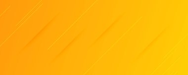 Çizgiler ve gölgelerle soyut sarı eğimli arkaplan. Başlık pankartı. Parlak soyut sunum arkaplanı. Vektör illüstrasyonu