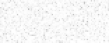 Kareli soyut geometrik arkaplan. Beyaz üzerine gri pikseller ve boş alan. Dijital iş arkaplanı. Vektör illüstrasyonu