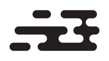 Geleneksel Asya tarzı bulut Japon ve Çin motiflerinden esinlenilmiştir. Baskı ve tasarım için basit siyah dekoratif element. Vektör illüstrasyonu