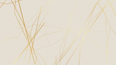 Beyaz arka planda altın sarısı Kintsugi çatlak deseni. Kırık mermere benzeyen altın çatlakların dokusu. Düğün kartları, posterler ve lüks tasarım şablonları için ideal. Vektör illüstrasyonu