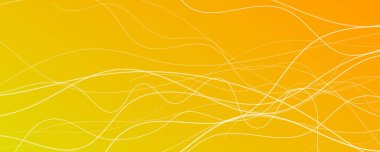 Dalga ışınlarıyla soyut eğimli arkaplan. Hareketi bulanık beyaz kıvrımlı soyut sarı eğimli arkaplan. Başlık pankartı. Parlak soyut sunum arkaplanı. Vektör illüstrasyonu