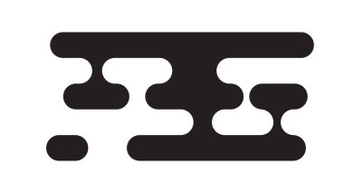 Geleneksel Asya tarzı bulut Japon ve Çin motiflerinden esinlenilmiştir. Baskı ve tasarım için basit siyah dekoratif element. Vektör illüstrasyonu