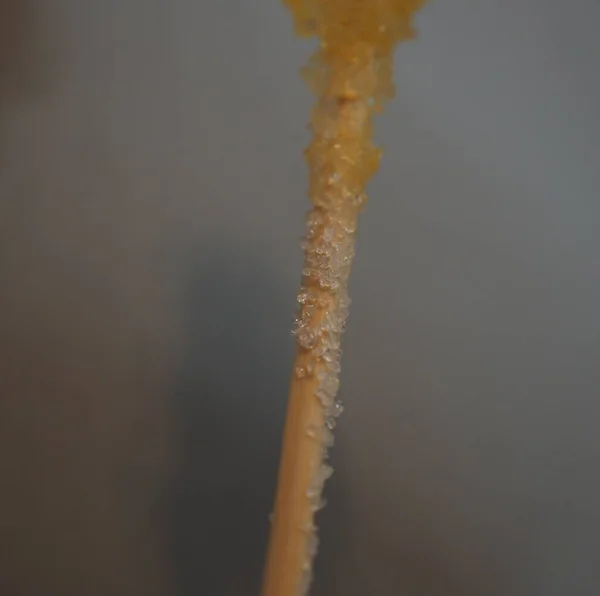 yellow crystalised caramel rock