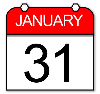 Elveda Ocak 31, Ulusal Sıcak Çikolata Günü. Takvim simgesi