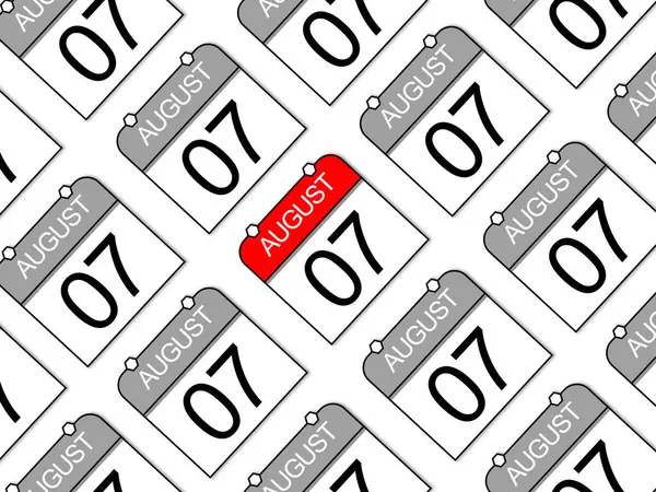 7 Ağustos, Günlük Takvimlerin Kusursuz Düzeni