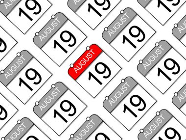 19 Ağustos, günlük takvimlerin kusursuz bir düzeni var. Dünya fotoğrafçılık günü. Selamlama günü. Ulusal Patates Günü.