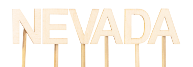 Nevada 'yı heceleyen ahşap harfli temiz tasarım, turizm, etkileşimli haritalar veya temalı tabela üzerinde görsel projeler için mükemmel.