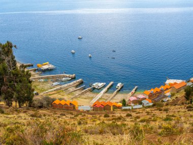 Titikaka Gölü 'ndeki Güneş Adası Bolivya