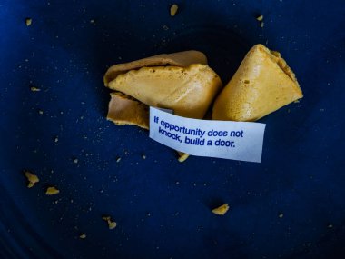 Build a new door when opportunity does not knock.