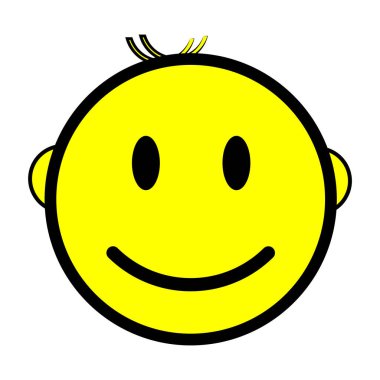 emoticon simgesi illüstrasyon vektör logo resmi