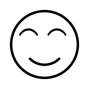 emoticon simgesi illüstrasyon vektör logo resmi