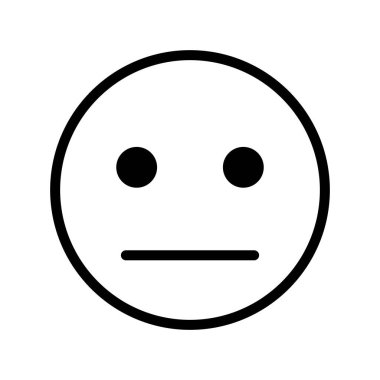 emoticon simgesi illüstrasyon vektör logo resmi