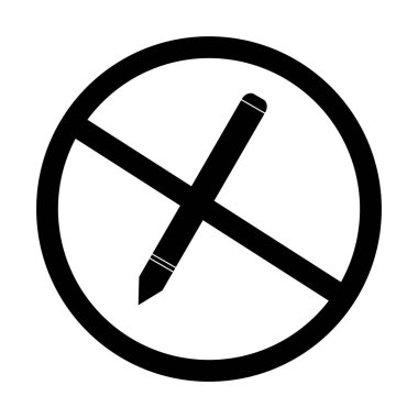 simge, sembol, işaret, yasak, uyarı, yasak, dur, illüstrasyon