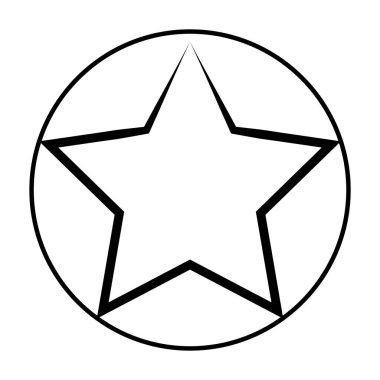 simge, yıldız, tasarım, sembol, logo, vektör, boyama, işaret, illüstrasyon, izole edilmiş, şekil, sanat, soyut