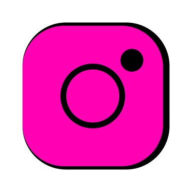 logo, işaret, simge, illüstrasyon, vektör, sembol, tasarım, sosyal, düğme, instagram, ortam, arkaplan, set, izole edilmiş