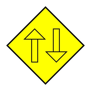 sembol, yön, illüstrasyon, simge, rehber, yol, işaret, vektör, yol, ok, izole edilmiş, trafik