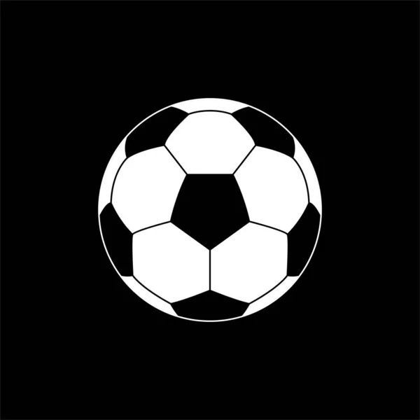 Символ Иконы Футбольного Мяча Художественной Иллюстрации Логотипа Веб Сайта Приложений — стоковый вектор