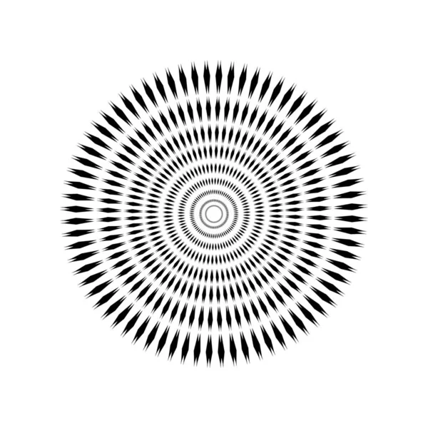 Mandala Made Rhombus Composition Modern Contemporary Mandala Logo Decoration Graphic — Stock vektor