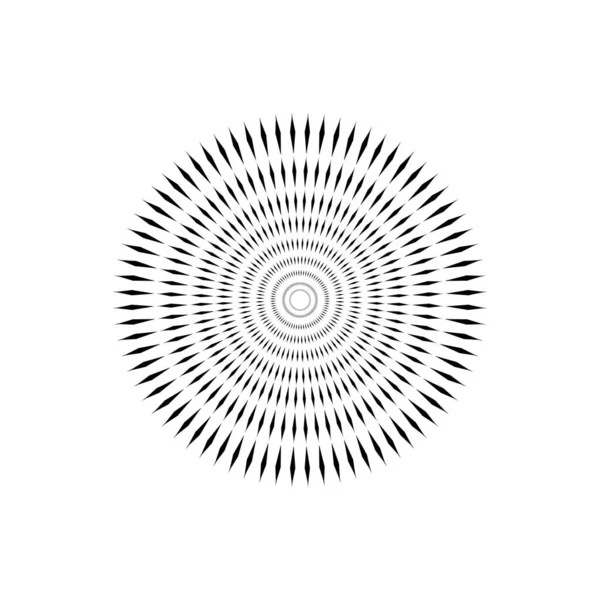 Mandala Made Rhombus Composition Modern Contemporary Mandala Logo Decoration Graphic — Stock Vector