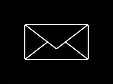 İleti Simgesi, E- posta veya Pictogram, Logo, Sanat İllüstrasyonu, Web Sitesi, Uygulamalar veya Grafik Tasarım Elemanı için Haber İşareti. Vektör İllüstrasyonu