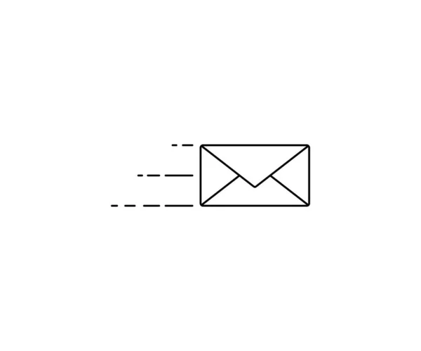 Μήνυμα Εικονίδιο Σύμβολο Email News Sign Pictogram Logo Art Illustration — Διανυσματικό Αρχείο