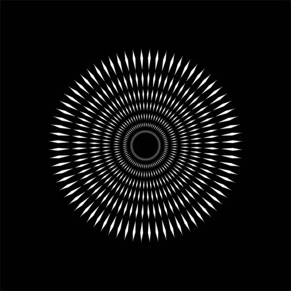 Mandala Rhombus Kompozisyonu Ndan Yapıldı Logo Süsleme Dekorasyon Veya Grafik — Stok Vektör