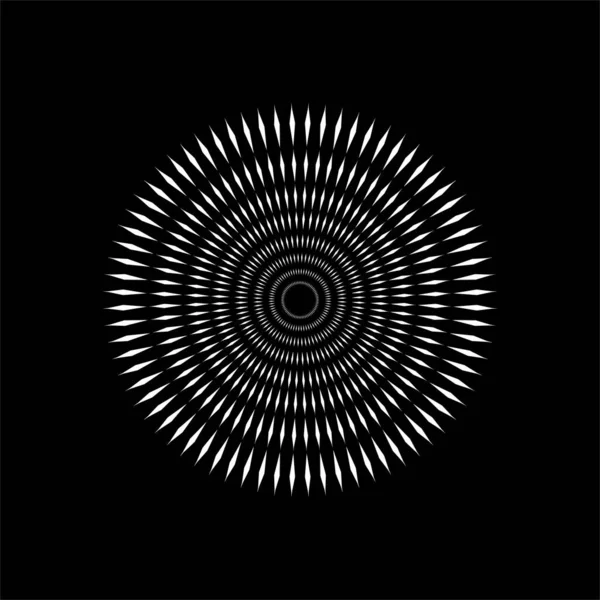 Mandala Rhombus Kompozisyonu Ndan Yapıldı Logo Süsleme Dekorasyon Veya Grafik — Stok Vektör