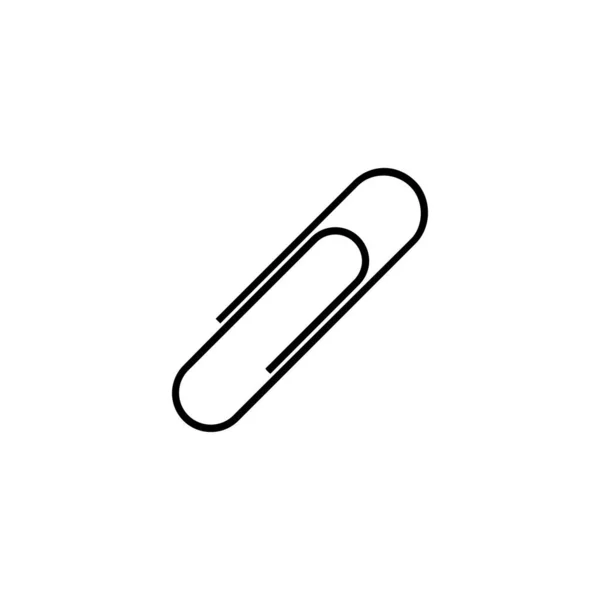 Συνδετήρας Χαρτιού Σιλουέτα Για Εικονογράφημα Εικονογράφηση Τέχνης Εφαρμογές Ιστοσελίδα Λογότυπο — Διανυσματικό Αρχείο