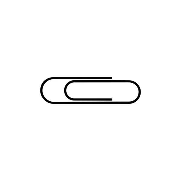 Συνδετήρας Χαρτιού Σιλουέτα Για Εικονογράφημα Εικονογράφηση Τέχνης Εφαρμογές Ιστοσελίδα Λογότυπο — Διανυσματικό Αρχείο