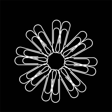 Dekorasyon, Süsleme, Logo, Web Sitesi, Sanat Resimleri veya Grafik Tasarım Elemanından Yapılan Sanatsal Çember Şekli. Vektör İllüstrasyonu 