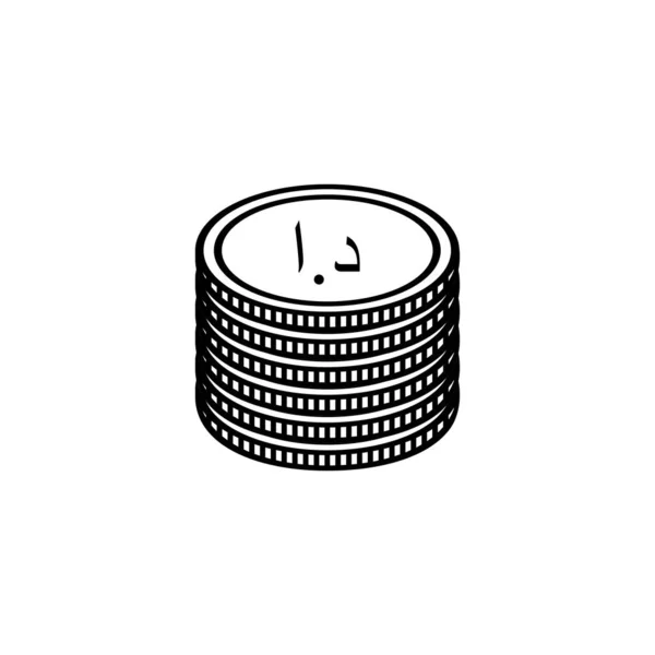 Símbolo Ícone Moeda Jordaniana Dinar Jordaniano Jod Sign Ilustração Vetorial —  Vetores de Stock