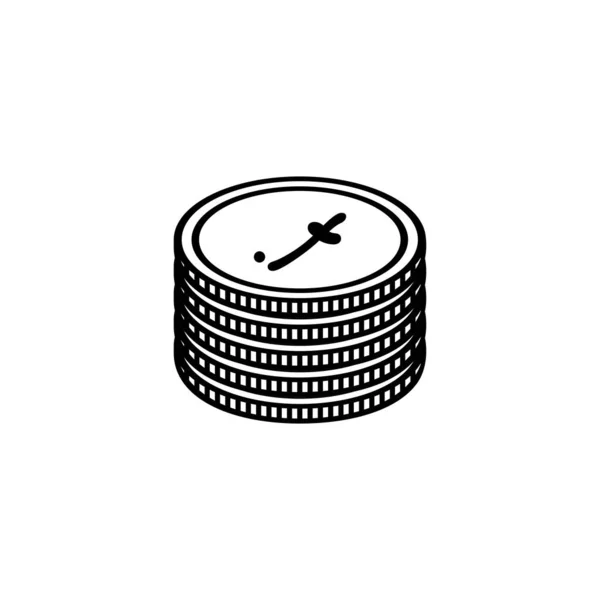 Maldiverne Valuta Mvr Tegn Maldivian Rufiyaa Ikon Symbol Illustration Vektor – Stock-vektor