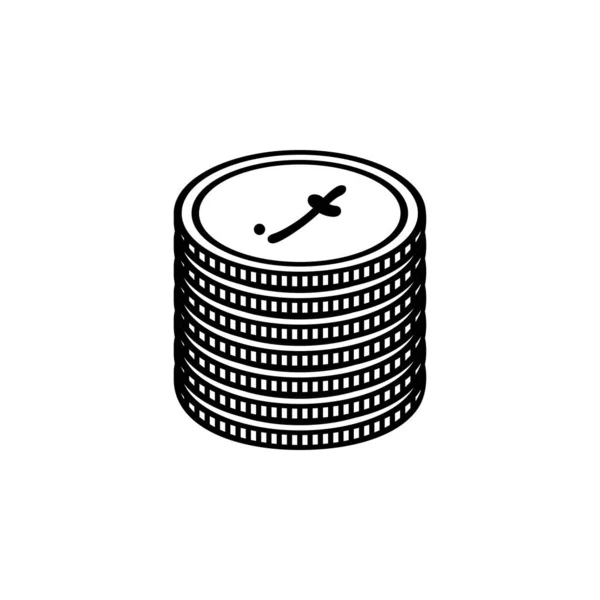 Malediven Valuta Mvr Sign Maldivian Rufiyaa Icon Symbool Vector Illustratie — Stockvector